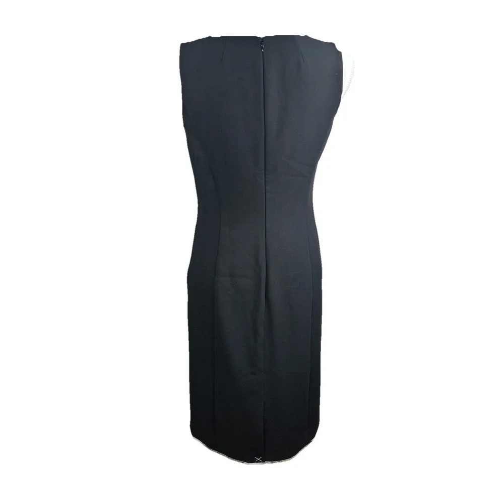 J Crew Professional Black Career Dress Sheath‎ Sleeveless Size 4  $148